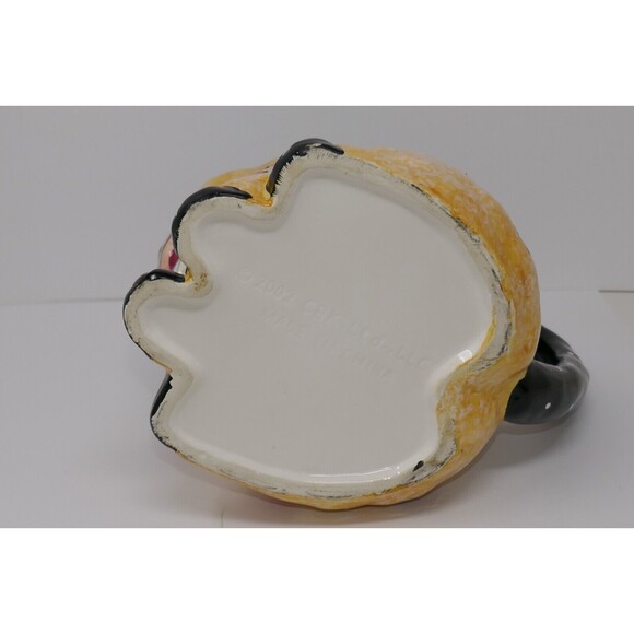 CBK LTD 2002 Ceramic Cat Figural Butterfly Polka Dots Pitcher - Picture 12 of 13